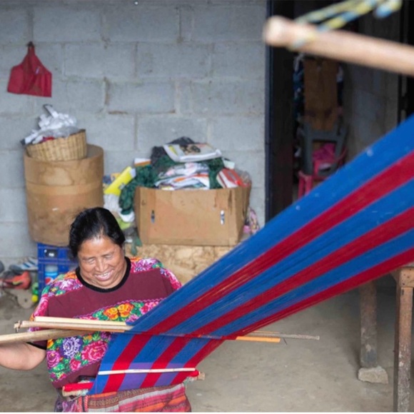 Guatemalan Colorful Geometric embroidery Tote Bag - Picture 15 of 15